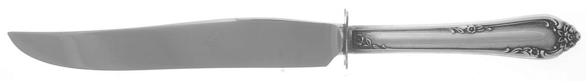 Dancing Flowers (Sterling, 1950) Small Steak Carving Knife with Stainless Blade by Reed & Barton-1