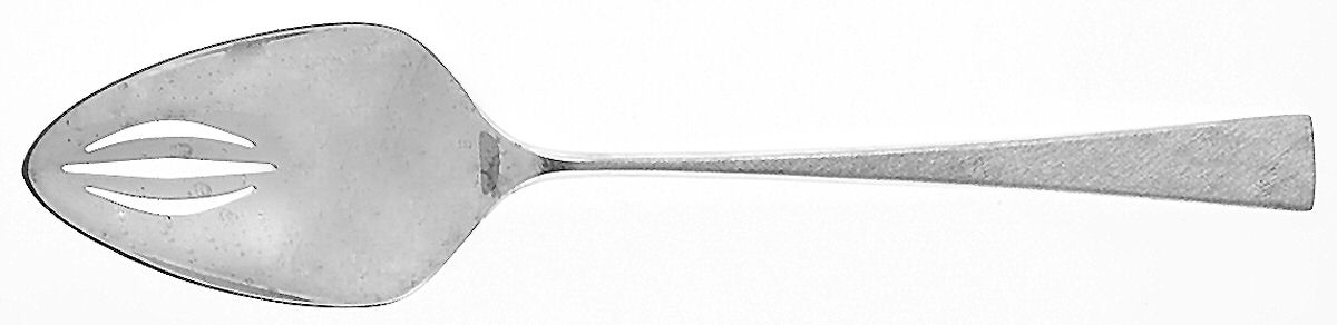Da Vinci (Sterling, Burnished, 1967) Pierced Tablespoon (Serving Spoon) by Reed & Barton-1