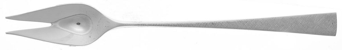 Da Vinci (Sterling, Burnished, 1967) Short Handle Pickle/Olive Fork by Reed & Barton-1