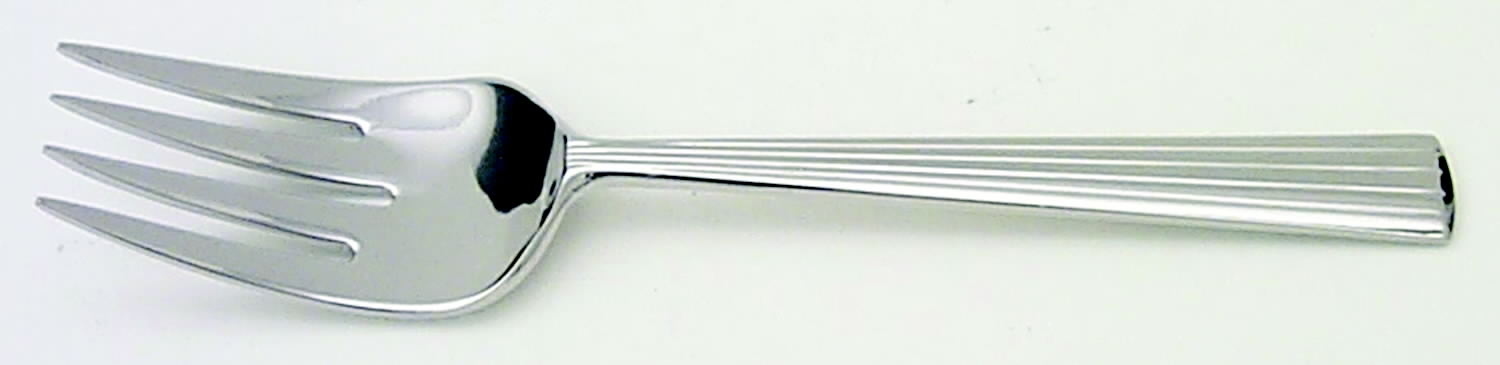 Delphi (Stainless) Medium Solid Cold Meat Serving Fork by Reed & Barton-1