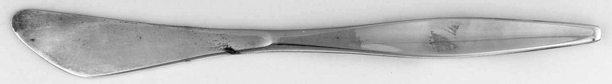 Denmark (Silverplate, 1963) Flat Handle Butter Spreader by Reed & Barton-1
