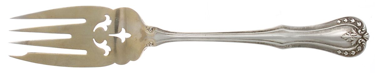 Devon (Sterling, 1911) Medium Solid Cold Meat Serving Fork by Reed & Barton-1