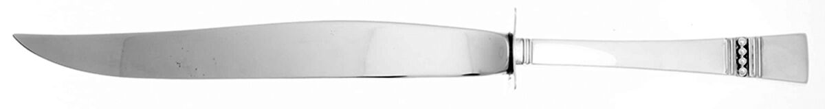 Diadem (Sterling, 1967) Large Carving/Roast Knife StnlBl w/Sterling Guard by Reed & Barton-1
