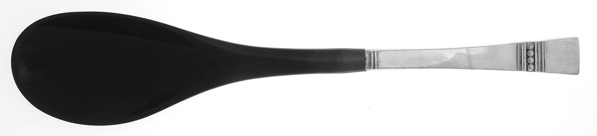 Diadem (Sterling, 1967) Salad Serving Spoon with Plastic Bowl by Reed & Barton-1