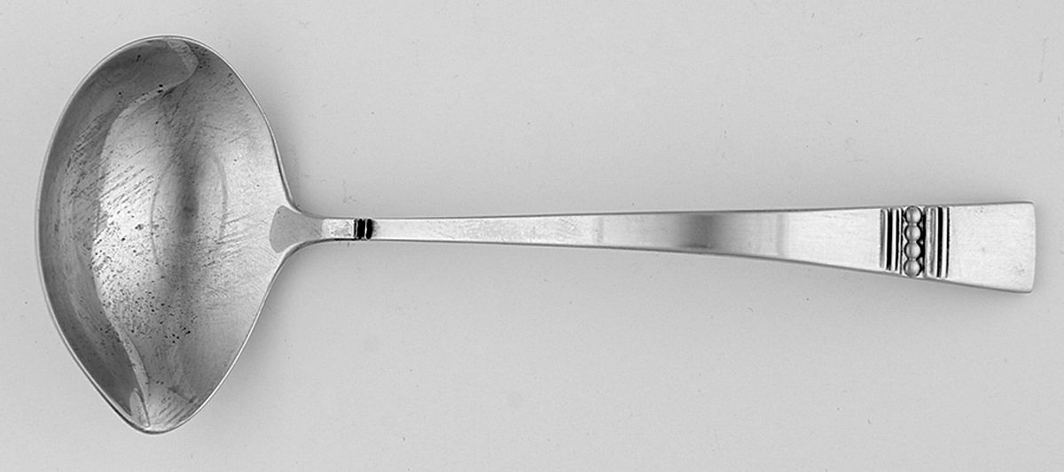 Diadem (Sterling, 1967) Solid Piece Cream Ladle by Reed & Barton-1
