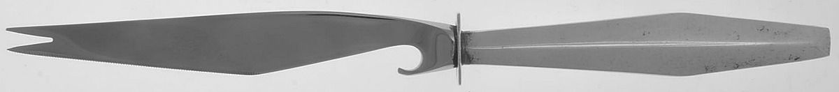 Diamond (Sterling, 1958) Hollow Handle Bar Knife by Reed & Barton-1