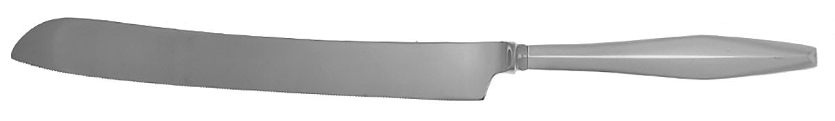 Diamond (Sterling, 1958) Wedding Cake Knife with Stainless Blade HC by Reed & Barton-1