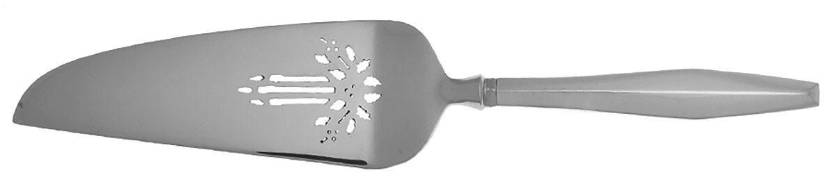 Diamond (Sterling, 1958) Holiday Pierced Pie and Cake Server  HC by Reed & Barton-1