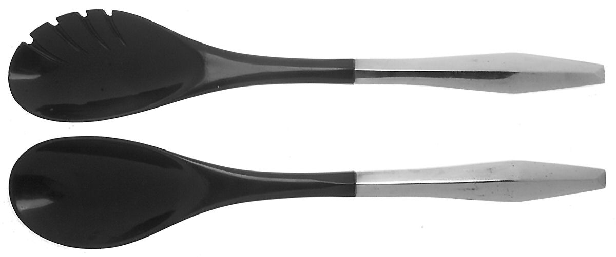 Diamond (Sterling, 1958) Plastic Bowl 2-Piece Salad Set by Reed & Barton-1