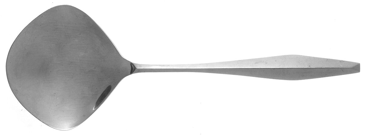 Diamond (Sterling, 1958) Solid Salad Serving Spoon by Reed & Barton-1