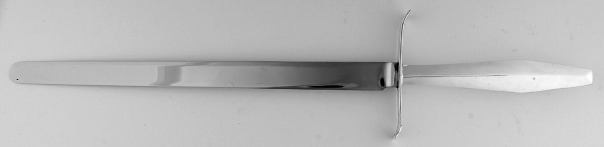 Diamond (Sterling, 1958) Ham Slicer Knife with Stainless Blade by Reed & Barton-1