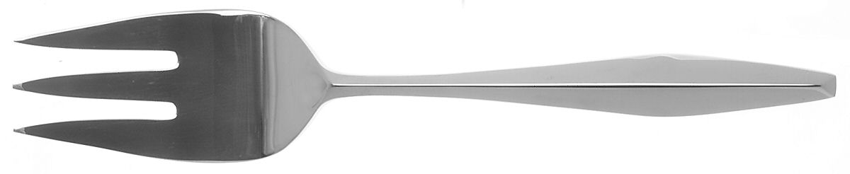 Diamante (Stainless) Medium Solid Cold Meat Serving Fork by Reed & Barton-1