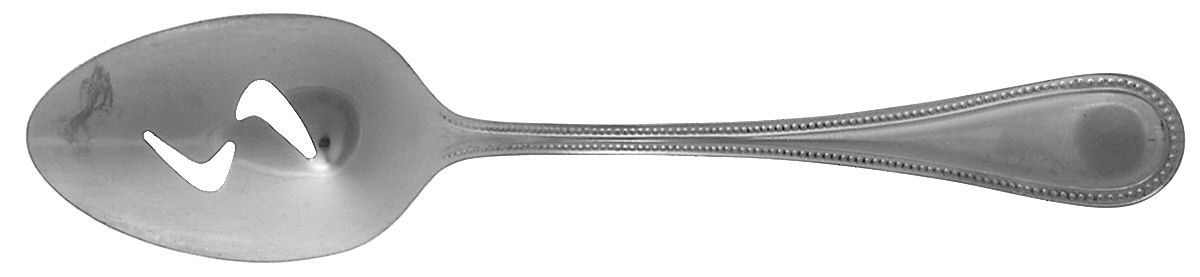 Dickens (Stainless) Pierced Tablespoon (Serving Spoon) by Reed & Barton-1