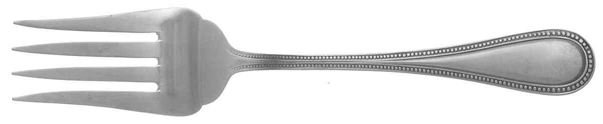 Dickens (Stainless) Medium Solid Cold Meat Serving Fork by Reed & Barton-1