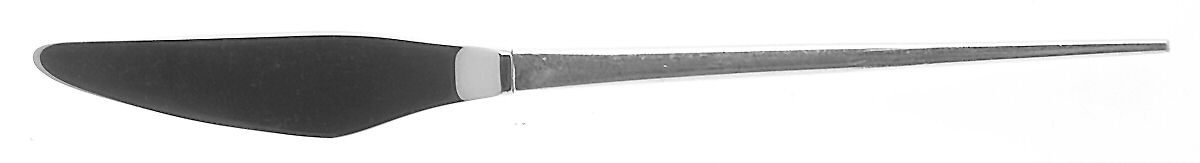 Dimension (Sterling, 1961) Modern Hollow Butter Spreader (Stainless) by Reed & Barton-1