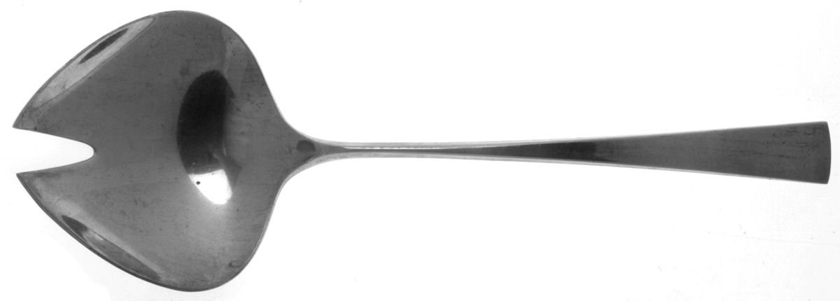 Dimension (Sterling, 1961) Solid Salad Serving Fork by Reed & Barton-1