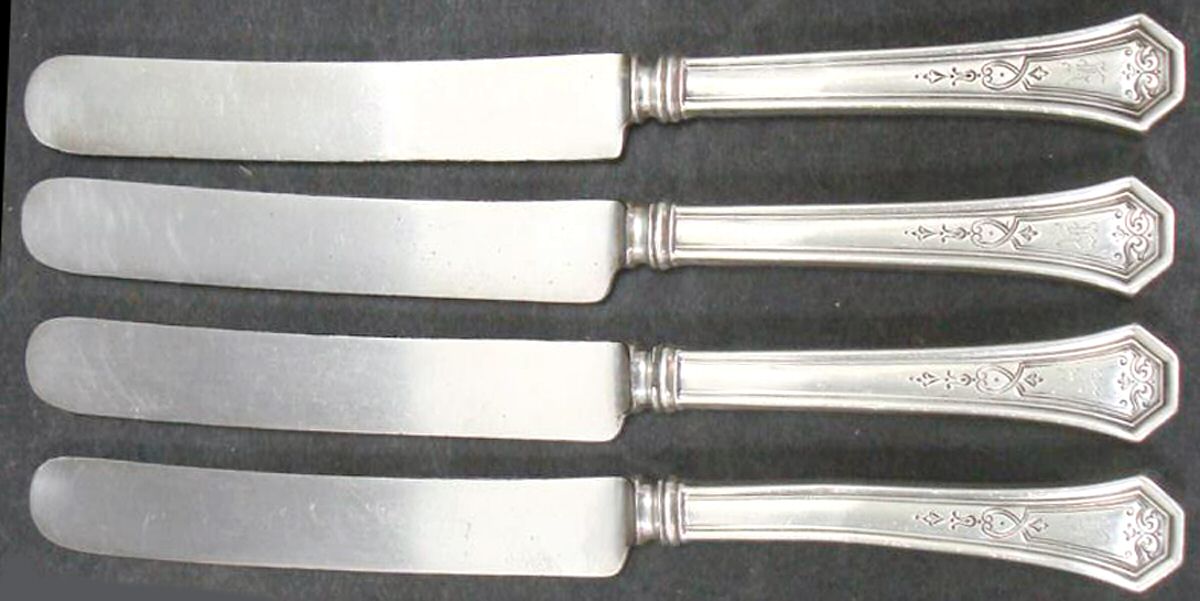 Dorothy Quincy (Sterling, 1912) Blunt Hollow Knife with Bolster by Reed & Barton-1