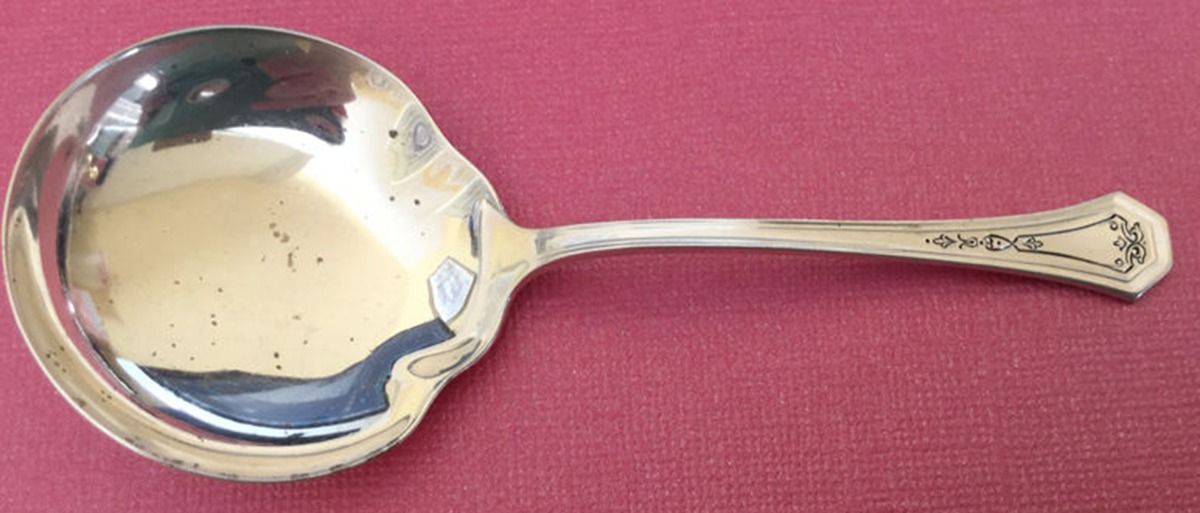 Dorothy Quincy (Sterling, 1912) Solid Bon Bon Spoon by Reed & Barton-1