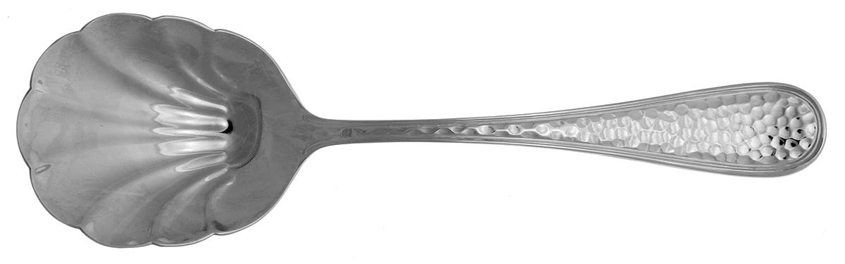 Dorado (Stainless) Solid Shell Casserole Spoon by Reed & Barton-1