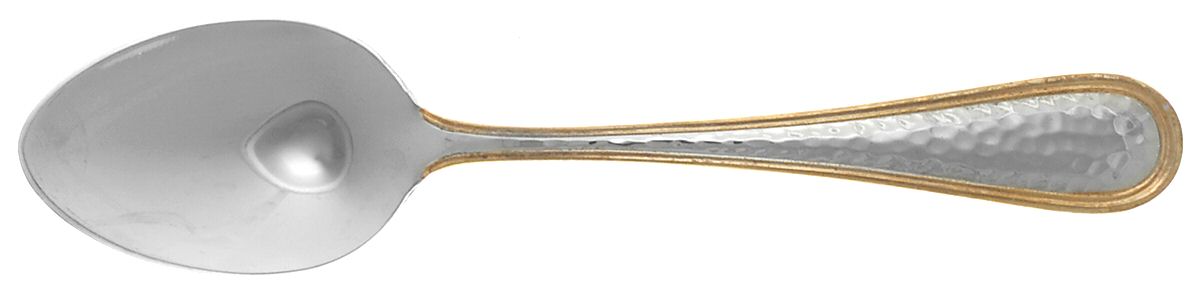 Dorado (Stainless, Gold Accent) Place/Oval Soup Spoon by Reed & Barton-1