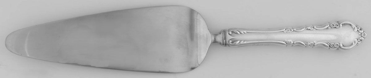 Dresden Rose (Silverplate, 1953) Pie Server with Stainless Blade by Reed & Barton-1