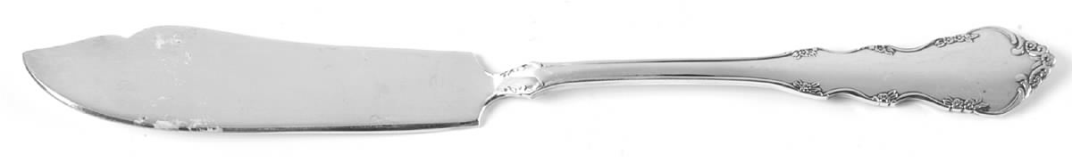 Dresden Rose (Silverplate, 1953) Flat Handle Master Butter Knife by Reed & Barton-1