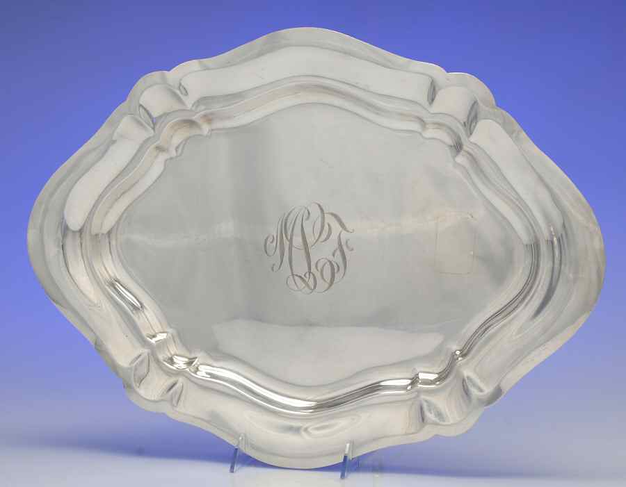 Dublin (Sterling, Hollowware) 20" Oval Serving Platter by Reed & Barton-1