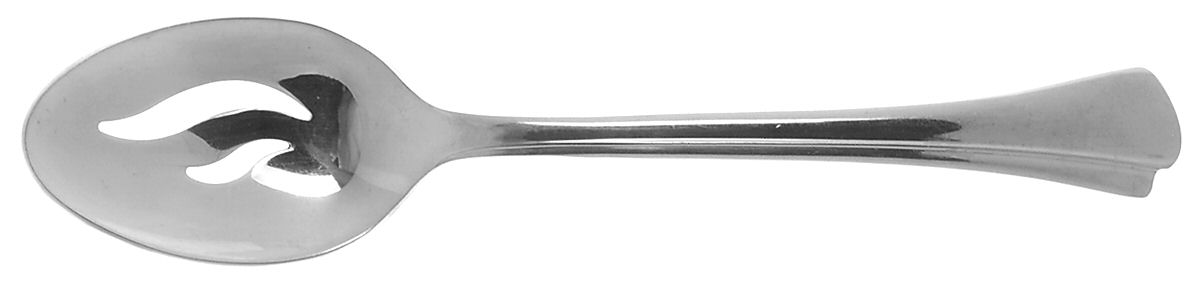 East Hampton (Stainless) Pierced Solid Serving Spoon by Reed & Barton-1