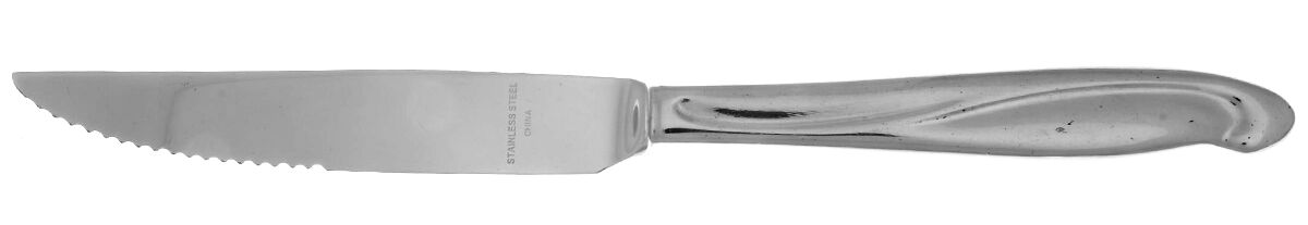Edgartown (Stainless, Select) Steak Knife Individual Hollow, Serrate HC by Reed & Barton-1