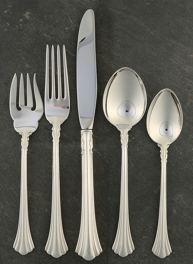 Eighteenth Century (Sterling, 1971, Newer) 5 Piece Place Size Setting by Reed & Barton-1