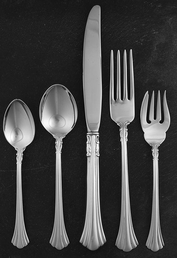 Eighteenth Century (Sterling, 1971, Newer) 5 Piece Dinner Size Setting by Reed & Barton-1