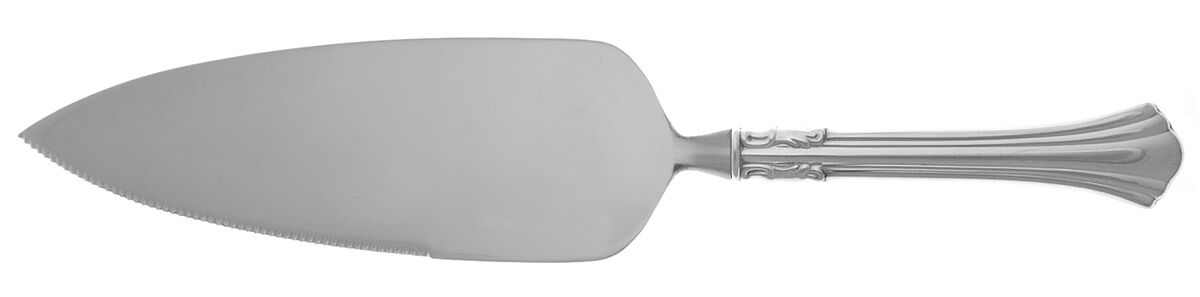 Eighteenth Century (Sterling, 1971, Newer) Pie Server with Serrated Stainless Blade HC by Reed & Barton-1