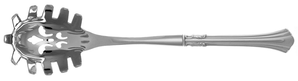 Eighteenth Century (Sterling, 1971, Newer) Pasta Server with Stainless Bowl HC by Reed & Barton-1