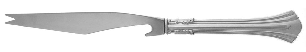 Eighteenth Century (Sterling, 1971, Newer) Bar Knife Serving with Stainless Blade HC by Reed & Barton-1