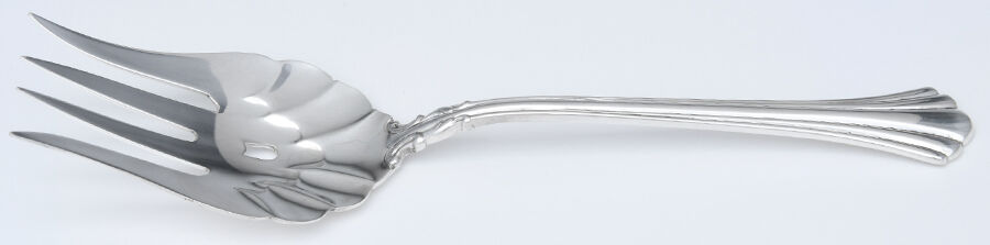 Eighteenth Century (Sterling, 1971, Newer) Solid Salad Serving Fork by Reed & Barton-1
