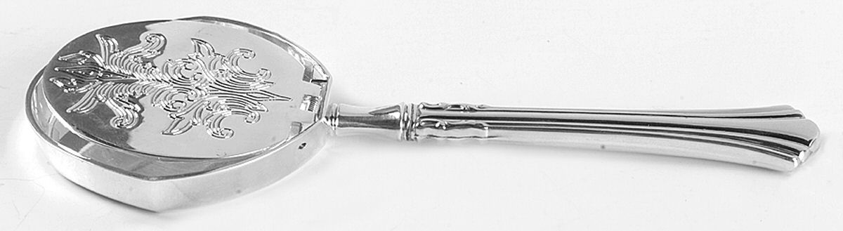 Eighteenth Century (Sterling, 1971, Newer) Tea Bag Press Hollow Handle Silverplate Press by Reed & Barton-1