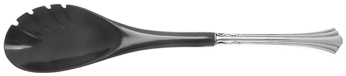Eighteenth Century (Sterling, 1971, Newer) Salad Serving Fork with Plastic Prongs by Reed & Barton-1