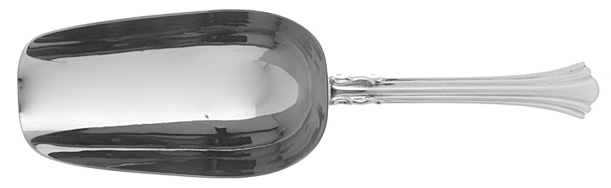 Eighteenth Century (Sterling, 1971, Newer) Ice Scoop with Silverplate Bowl by Reed & Barton-1