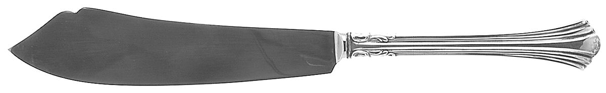 Eighteenth Century (Sterling, 1971, Newer) Cake Knife with Stainless Blade by Reed & Barton-1