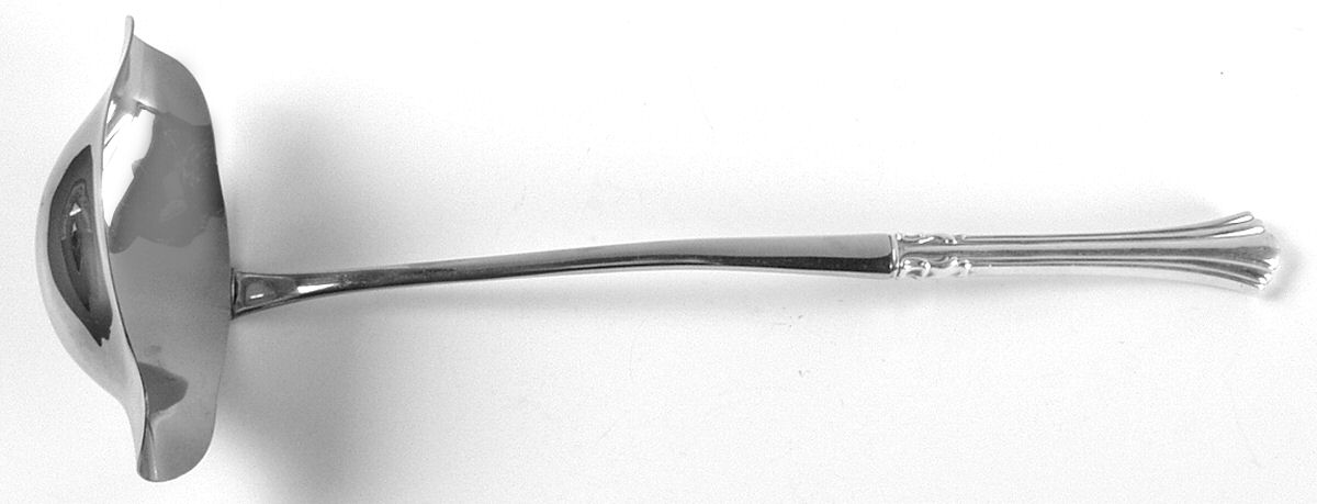 Eighteenth Century (Sterling, 1971, Newer) Punch Ladle with Stainless Bowl by Reed & Barton-1