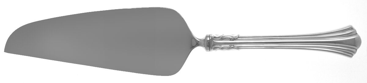 Eighteenth Century (Sterling, 1971, Newer) Pie & Cake Server with Stainless Blade by Reed & Barton-1