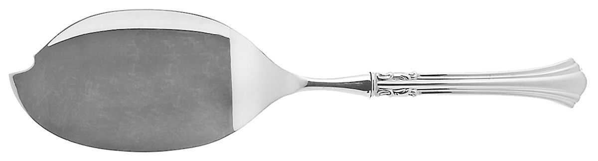 Eighteenth Century (Sterling, 1971, Newer) Hollow Handle Fish Serving Knife, Silverplt Blade by Reed & Barton-1