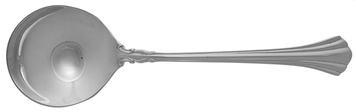 Eighteenth Century (Sterling, 1971, Newer) Round Bowl Soup Spoon (Cream Soup) by Reed & Barton-1