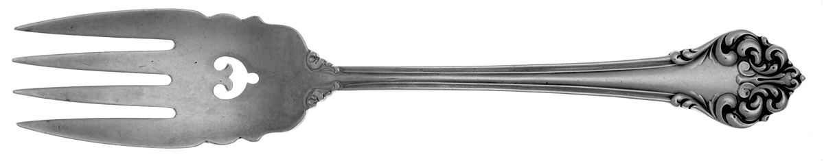 Elegante-L'Elegante (Sterling, 1900-1940) Individual Salad Fork by Reed & Barton-1