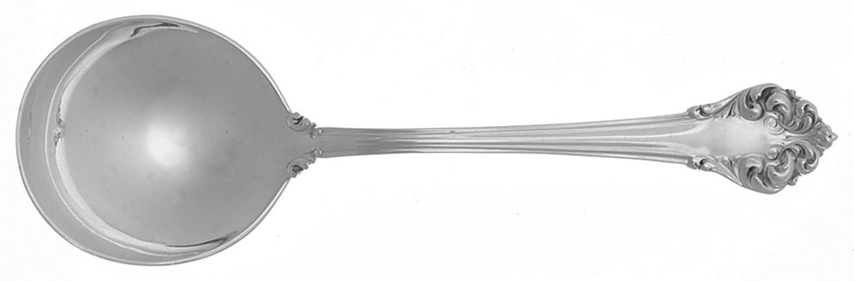 Elegante-L'Elegante (Sterling, 1900-1940) Round Bowl Soup Spoon (Cream Soup) by Reed & Barton-1