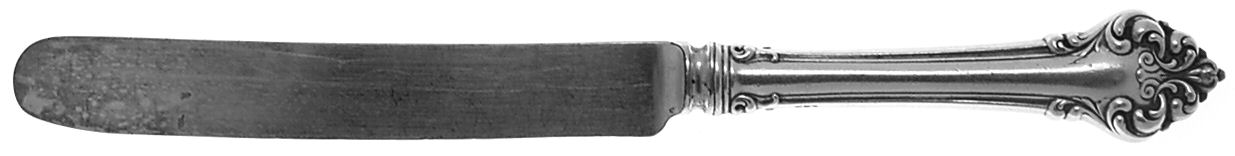 Elegante-L'Elegante (Sterling, 1900-1940) Old French Hollow Knife with Bolster by Reed & Barton-1