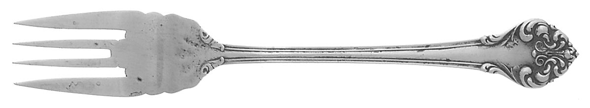 Elegante-L'Elegante (Sterling, 1900-1940) Large Individual Solid Fish/Salad Fork by Reed & Barton-1
