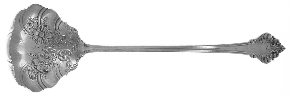 Elegante-L'Elegante (Sterling, 1900-1940) Old Style Soup Ladle, Solid Piece by Reed & Barton-1