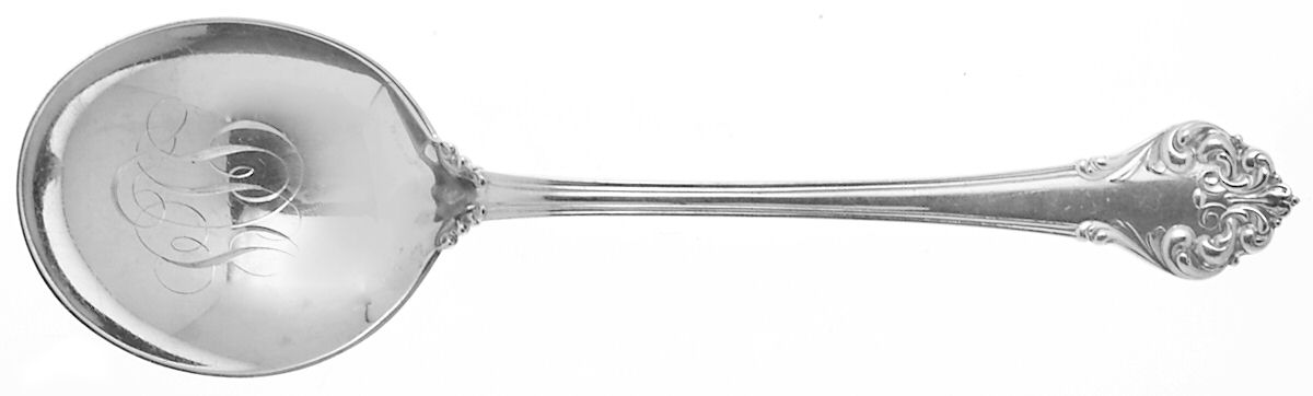 Elegante-L'Elegante (Sterling, 1900-1940) Round Bowl Soup Spoon (Gumbo) by Reed & Barton-1