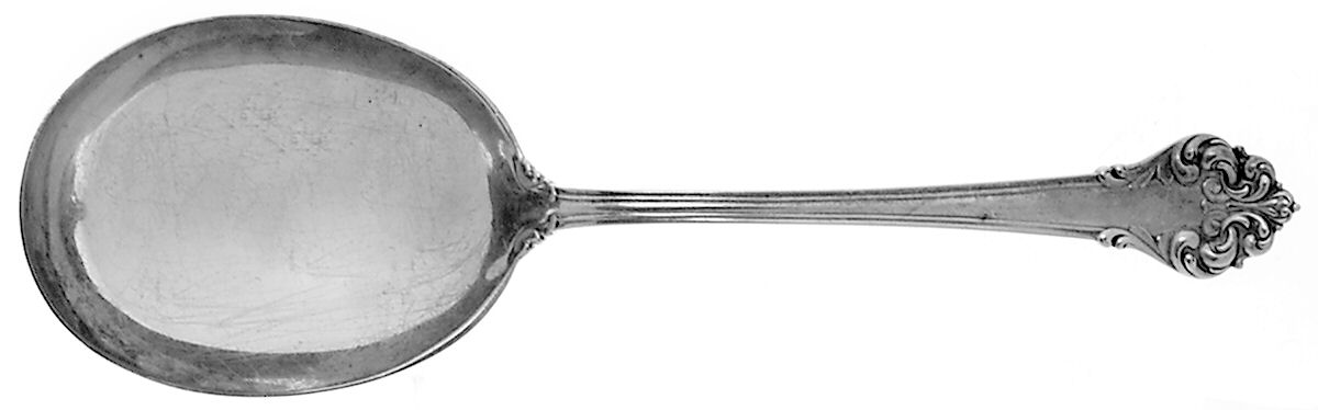 Elegante-L'Elegante (Sterling, 1900-1940) Solid Serving Spoon by Reed & Barton-1